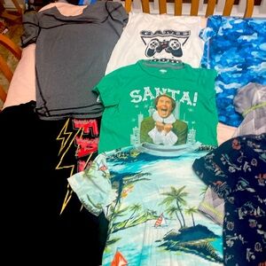 10 size 7 boys shirts